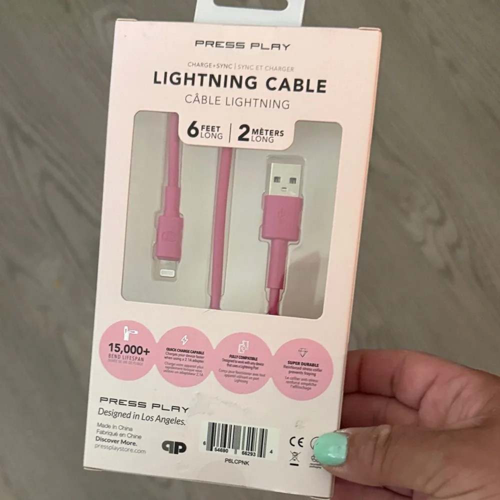 Pink Lightning Cable